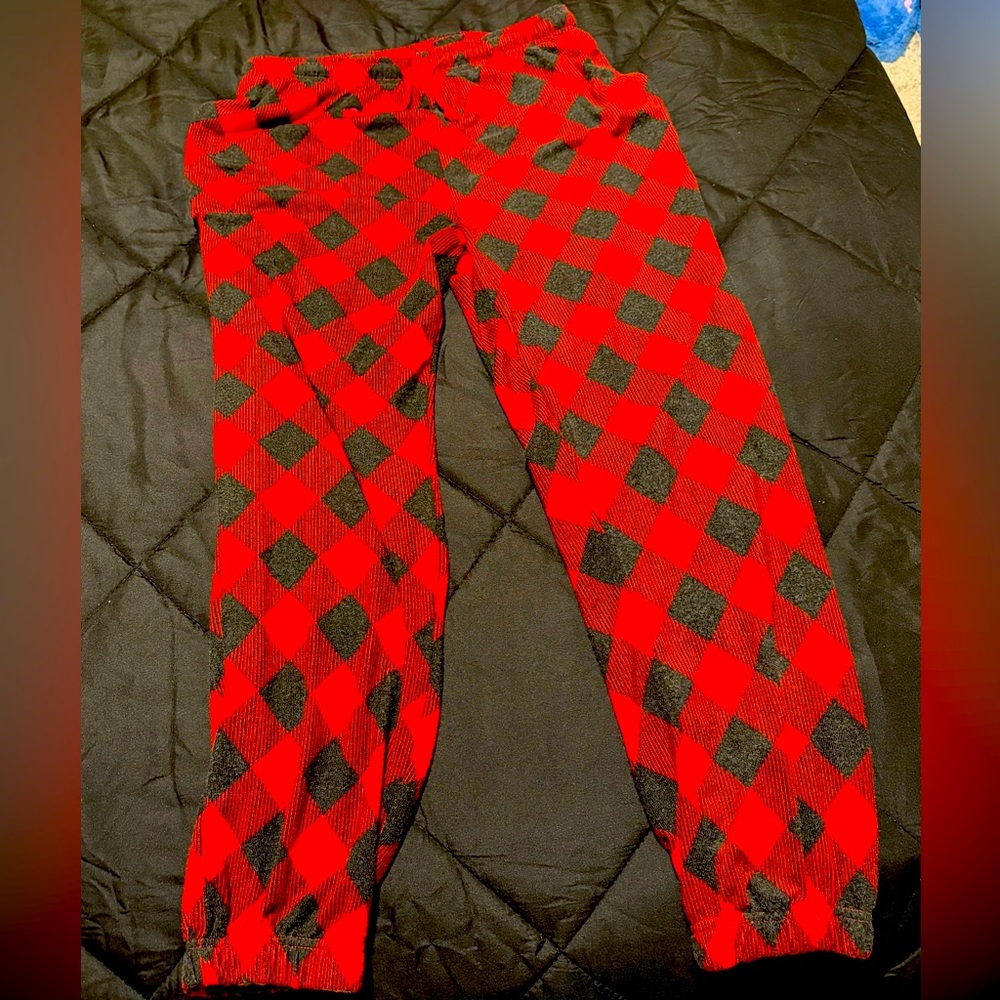 Red Plaid Pajama Pants